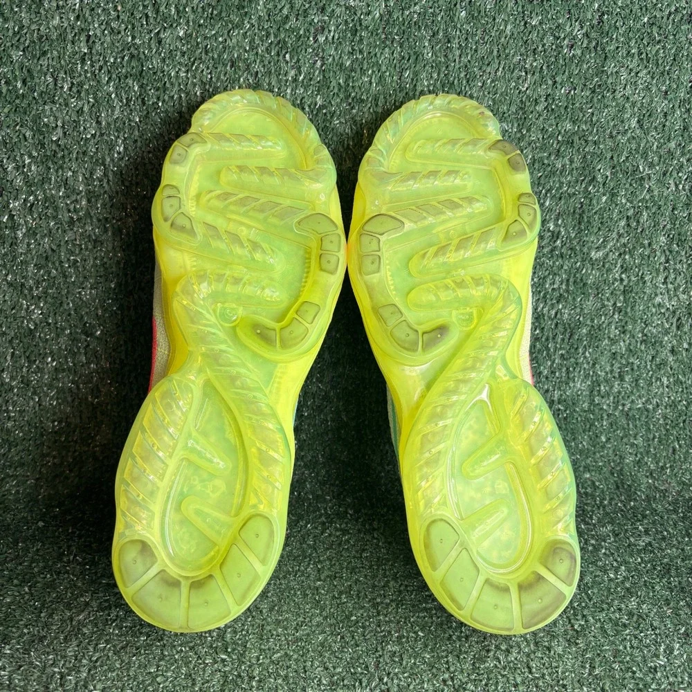 Nike Air VaporMax 2023 Flyknit Athletic Running Sneaker Vast Grey Volt Mens 12.5